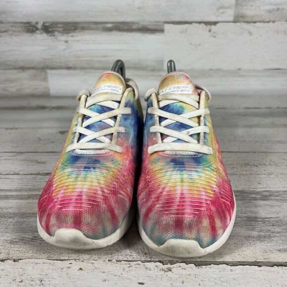 Skechers Women Bobs Squad Hazy Daisy 117030 Multicolor Running Shoes Sneaker 7.5 - Picture 3 of 8